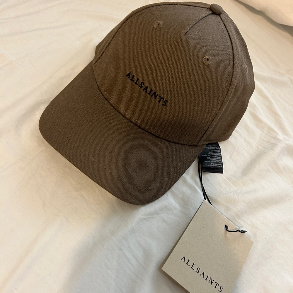 All Saints Brown Cap